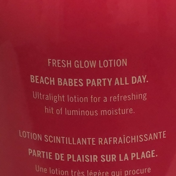 NWT PINK Victoria’s Secret Pink Sea Salt & Papaya Fresh Glow Lotion. 12 oz. HTF - Picture 3 of 4